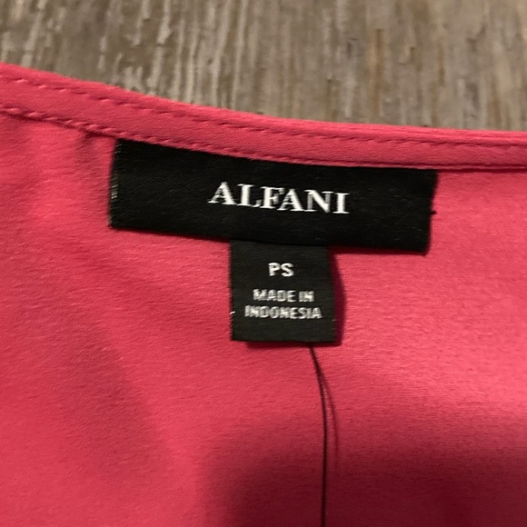 Alfani V-Neck Smocked Waist tank top - Picture 8 of 12